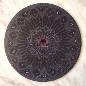 Tapis rond de tirage Manoir